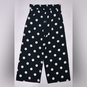 Zara wide-leg polka dot pants